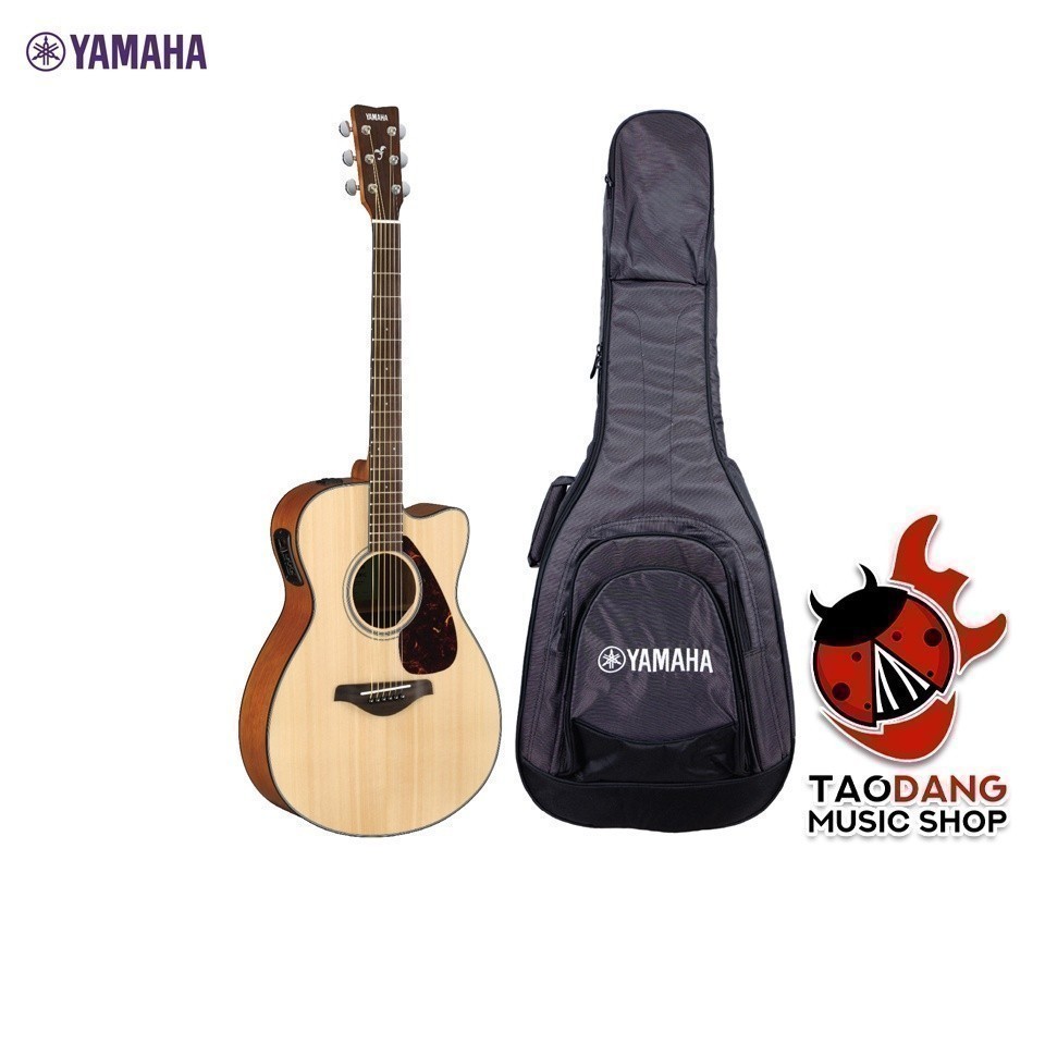 ส่วนลด 3,000.- MAX กีต้าร์โปร่งไฟฟ้า Yamaha FSX800C Electric Acoustic Guitar เต่าเเดง