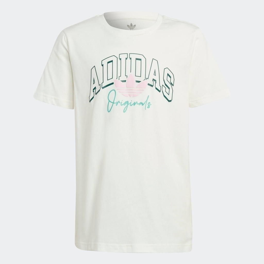 adidas ไลฟ์สไตล์ เสื้อยืด Collegiate Graphic Pack BF เด็ก สีขาว IM1825