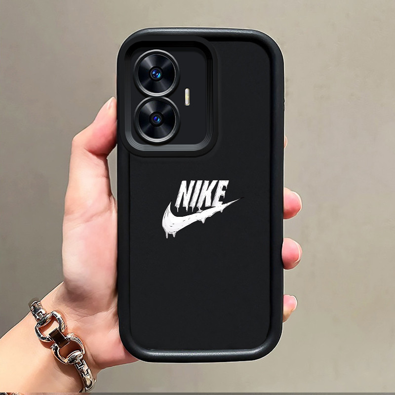 เคสสำหรับ Realme C55 Realme Narzo N55 เคสโทรศัพท์แบรนด์อินเทรนด์พร้อมเคสป้องกันการกระแทกทำจากซิลิโคนเนื้อนุ่ม