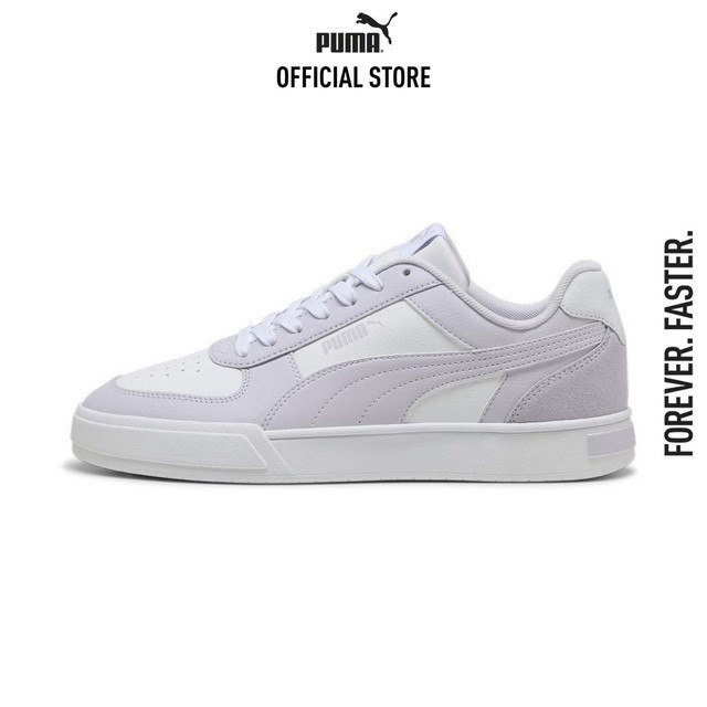 PUMA BASICS - รองเท้าผ้าใบ Caven Mix สีขาว - 39939809