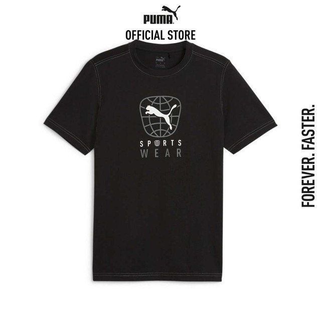 PUMA BASICS - เสื้อยืดผู้ชาย BETTER SPORTSWEAR สีดำ - 67900101