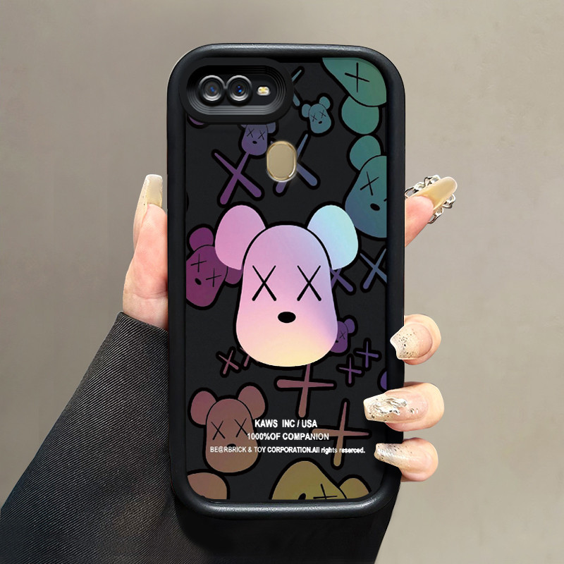 เคสสำหรับ OPPO A7 OPPO A5s OPPO A12 OPPO A12S A11k เคสนิ่มซิลิโคนเคสโทรศัพท์มีลายหมีทันสมัยกันกระแทก
