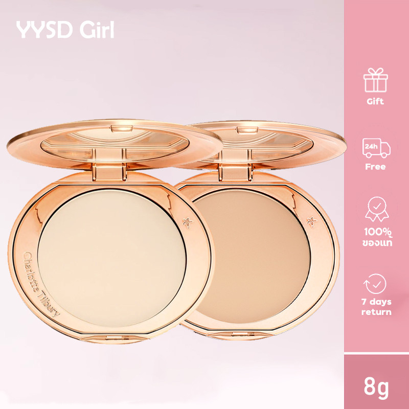 【 แท้/พร้อมส่ง】₵T ₵harlotte Tilbury Air Brush Flawless Finish Loose Powder 8g #1 Fair #2 Medium
