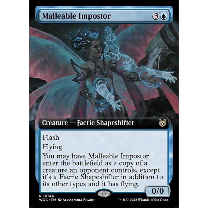 [Wilds of Eldraine Commander] - [WOC] - (R) -[Malleable Impostor] -  [2023]