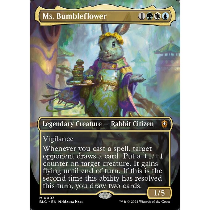 [Bloomburrow Commander] - [BLC] - (M) -[Ms. Bumbleflower] -  [2024]