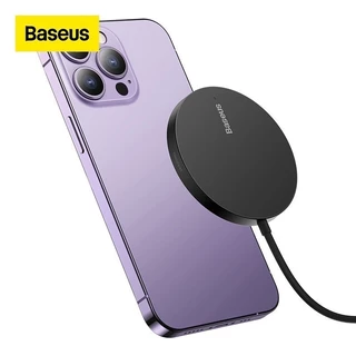 [รองรับ IP 16,17] Baseus แท่นชาร์จแม่เหล็กไร้สาย รุ่น Simple Mini 3 Magnetic Wireless Charger 15W