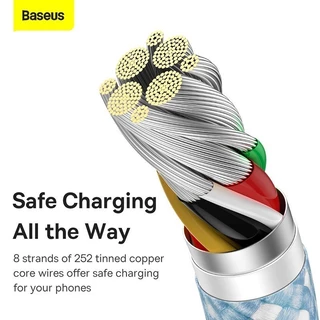 Baseus สายชาร์จเร็ว รุ่น Dynamic Series Fast Charging Data Cable แบบ USB to Type C 100W 1m,2m