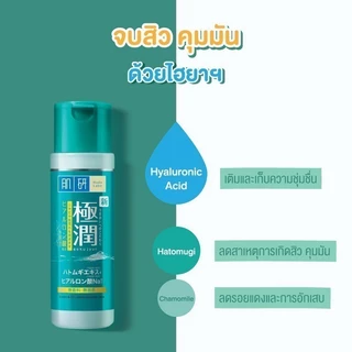 [เซตพกพา] Hada Labo Blemish Oil Control Lotion ฮาดะ ลาโบะ เบลมมิช ออยคอนโทรล โลชั่น + เอจจิ้ง แคร์ โลชั่น 30มล 2 หน่วย