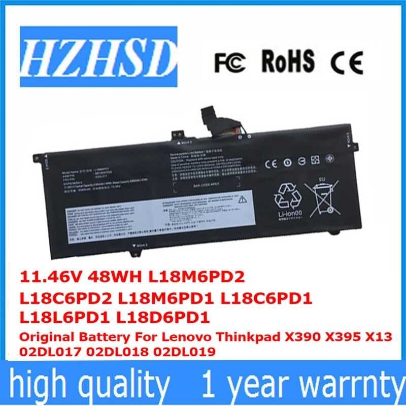 L18m6pd2 11.46V L18c6pd2 L18m6pd1 L18c6pd1 48Wh แบตเตอรี่เดิมสำหรับ Lenovo