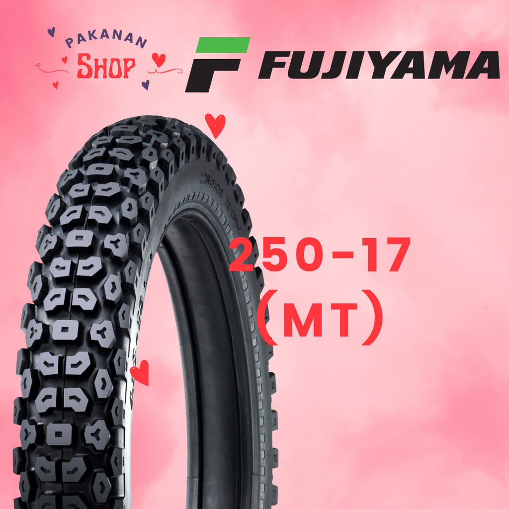 ยางนอก มอเตอร์ไซค์ 250-17  ลายกึ่งวิบาก