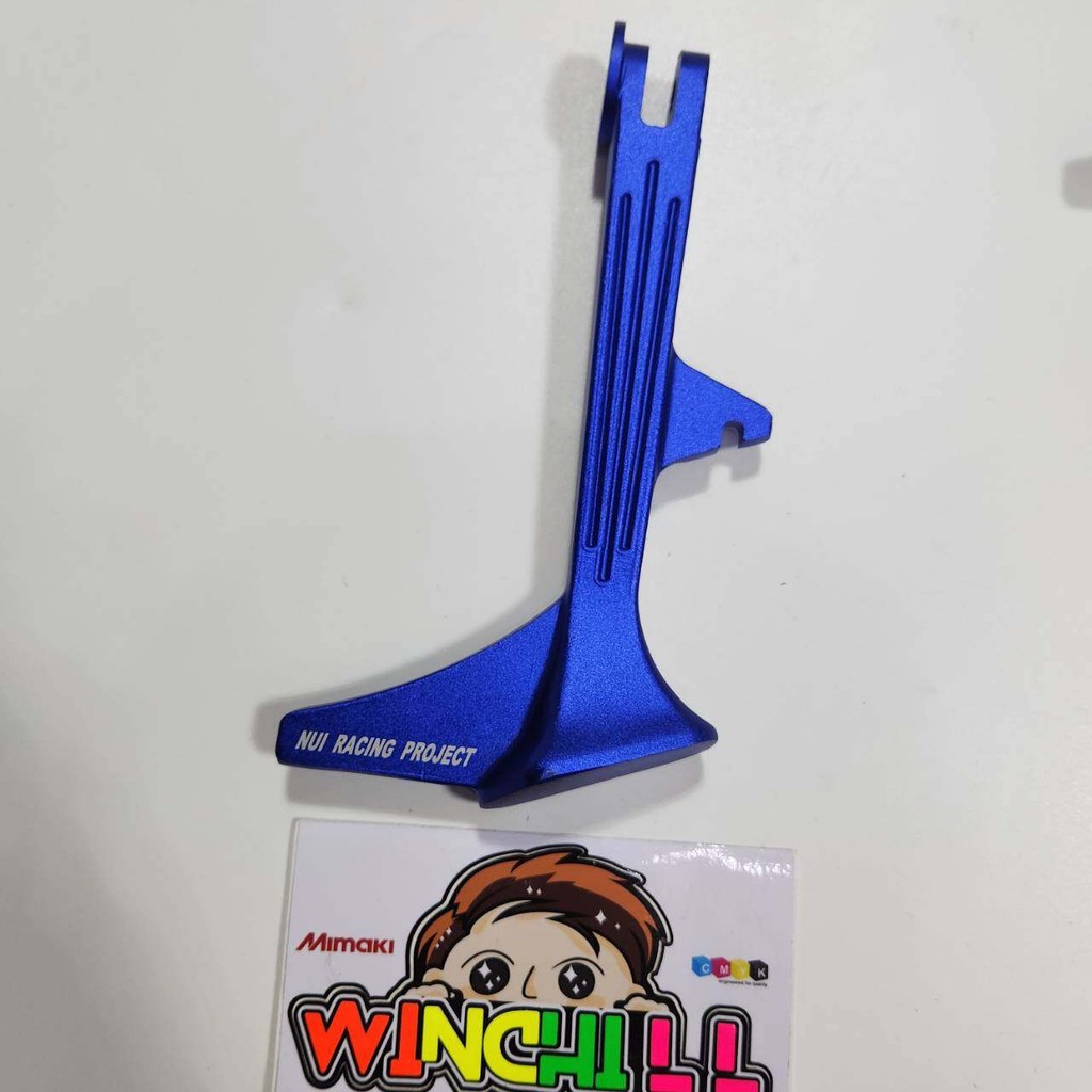 หัวค้อน NUI ขาตั้งเดี่ยว สีน้ำเงิน GIORNO / FORZA350 / LEAD125 รูปทรงหัวค้อน ขนาดเท่าเดิม