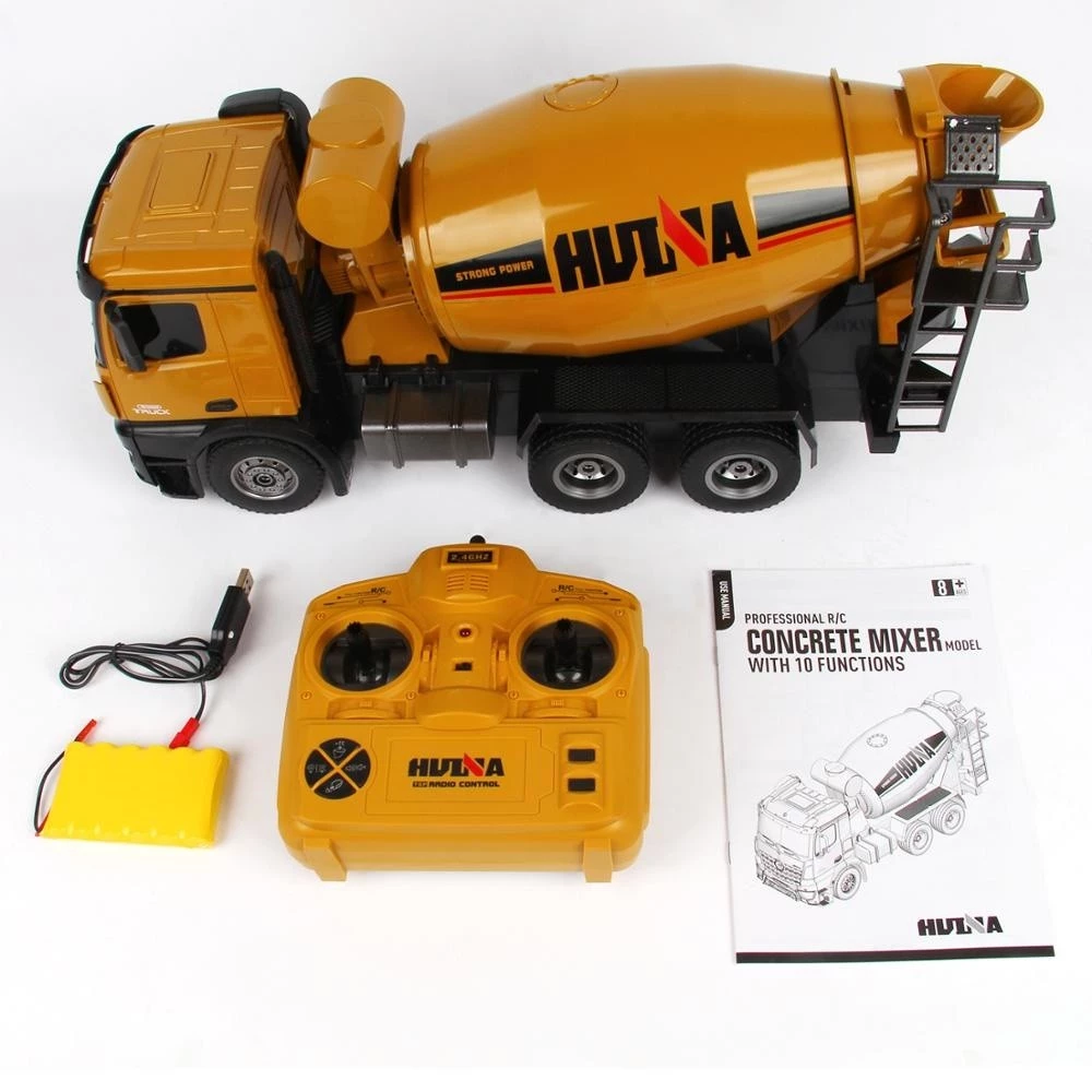 รถโม่ปูน Huina 1574 โม่เหล็ก บรรทุกสมจริง รถบังคับวิทยุ โม่ได้จริง 1/18 2.4Ghz Rc thumbnail 6