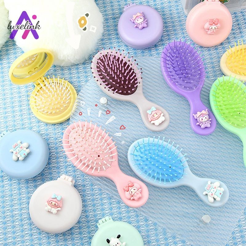 luxelink Cartoon Mini Air Bag Comb Massage Portable Small Comb Student Air Cushion Comb