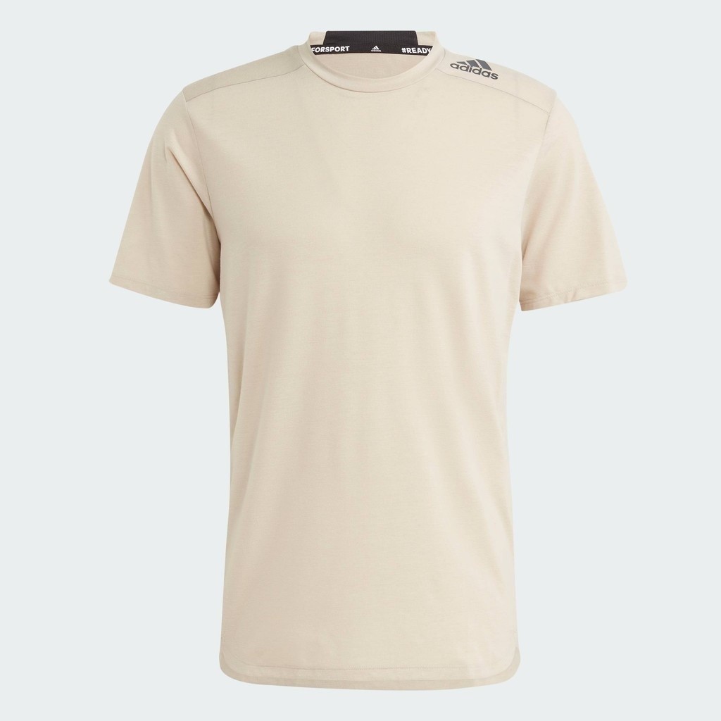 adidas Training Designed for Training Workout Tee Men Beige IL1444