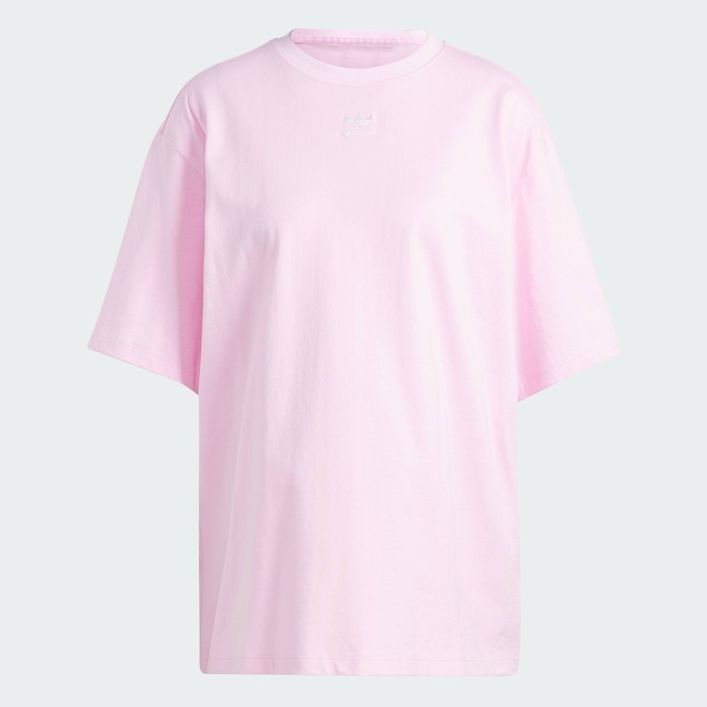 adidas ไลฟ์สไตล์ เสื้อยืด Adicolor Essentials ผู้หญิง สีชมพู IJ9743