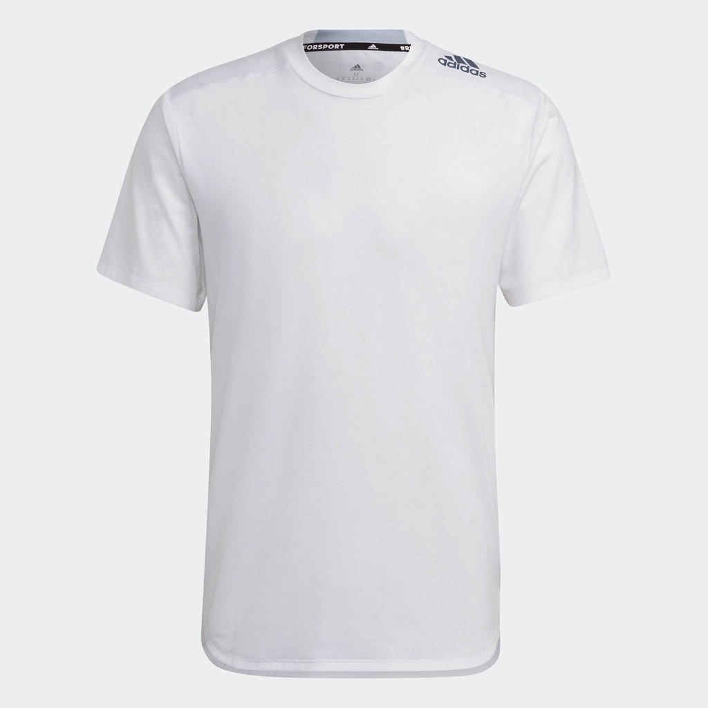 adidas Training Designed for Training Workout Tee Men White HA6363