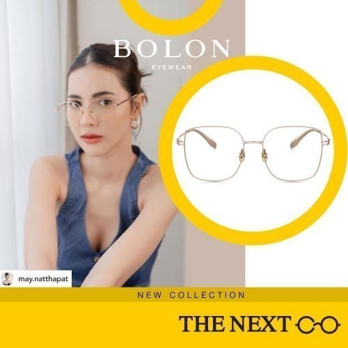 แว่นสายตา Bolon BH7017 Oxnard โบลอน สายตาสั้น แว่นกรองแสง กรอบแว่น by THE NEXT