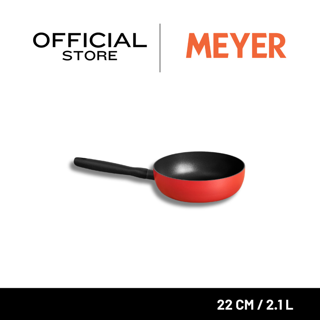 MEYER Bauhaus Induction กระทะทรงลึก ขนาด 22 ซม./2.1 ลิตร Saucier (14203-TE12)