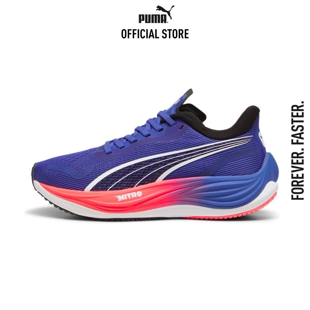 PUMA RUNNING - รองเท้าวิ่งผู้หญิง Velocity NITRO™ 3 สีฟ้า - FTW - 37774911