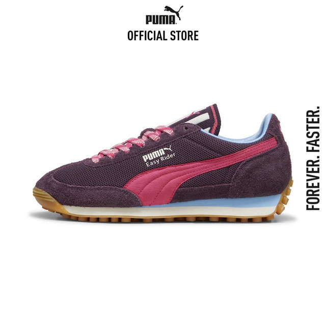 PUMA EVOLUTION - รองเท้าผ้าใบยูนิเซ็กซ์ Easy Rider Supertifo สีม่วง 39903301