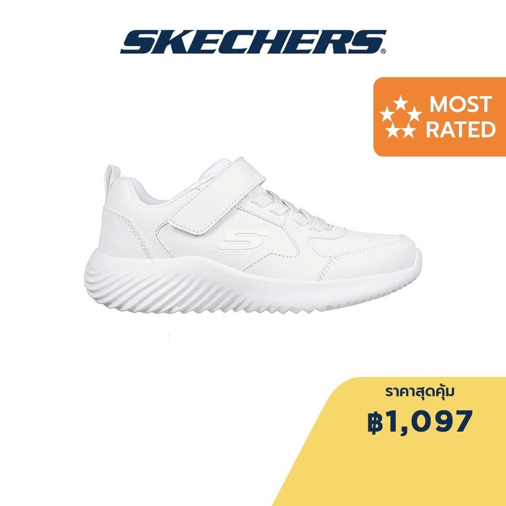 Skechers สเก็ตเชอร์ส รองเท้าเด็กผู้ชาย Boys Bounder Power Study Shoes - 405626L-WHT