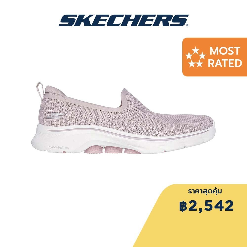 Skechers สเก็ตเชอร์ส รองเท้าผู้หญิง Women GOwalk 7 Ivy Walking Shoes - 125218-LTMV Air-Cooled Goga Mat