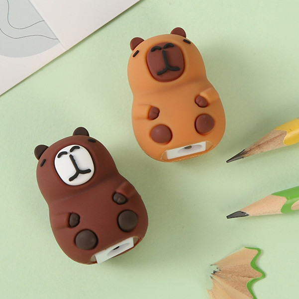 candypop การ์ตูนกบเหลาดินสอน่ารัก Capybara กบเหลาดินสอนักเรียนกบเหลาดินสอ