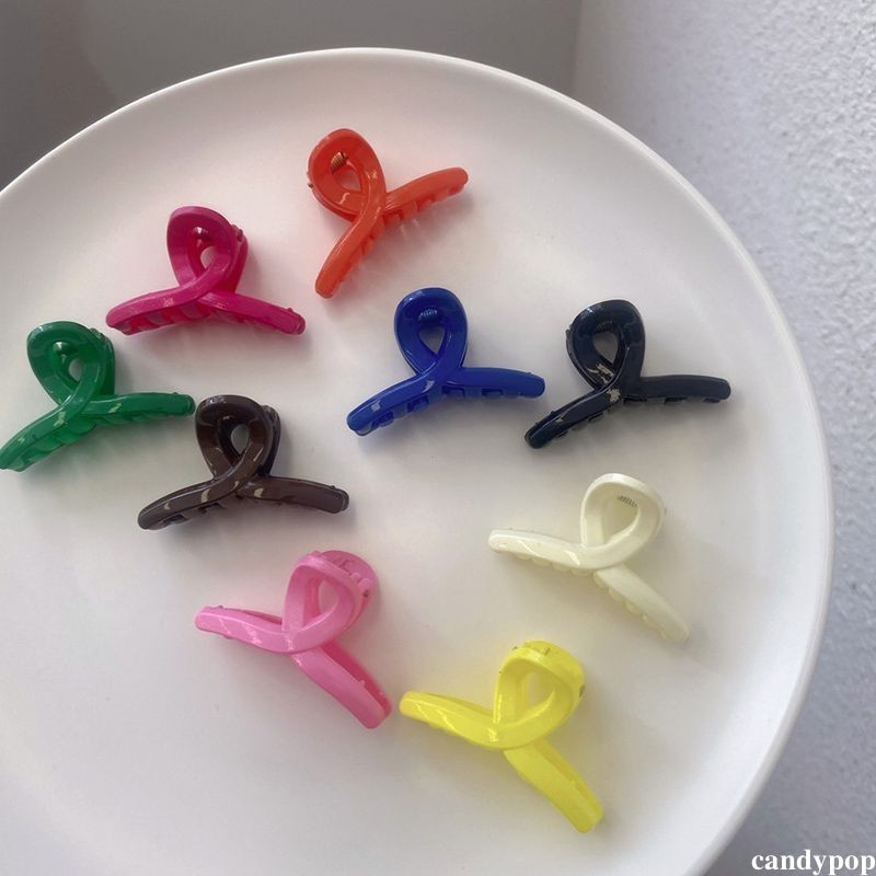candypop กิ๊บติดผมสีลูกกวาดคลิปคว้าขนาดเล็กหน้าผาก Bangs Side Hairpin