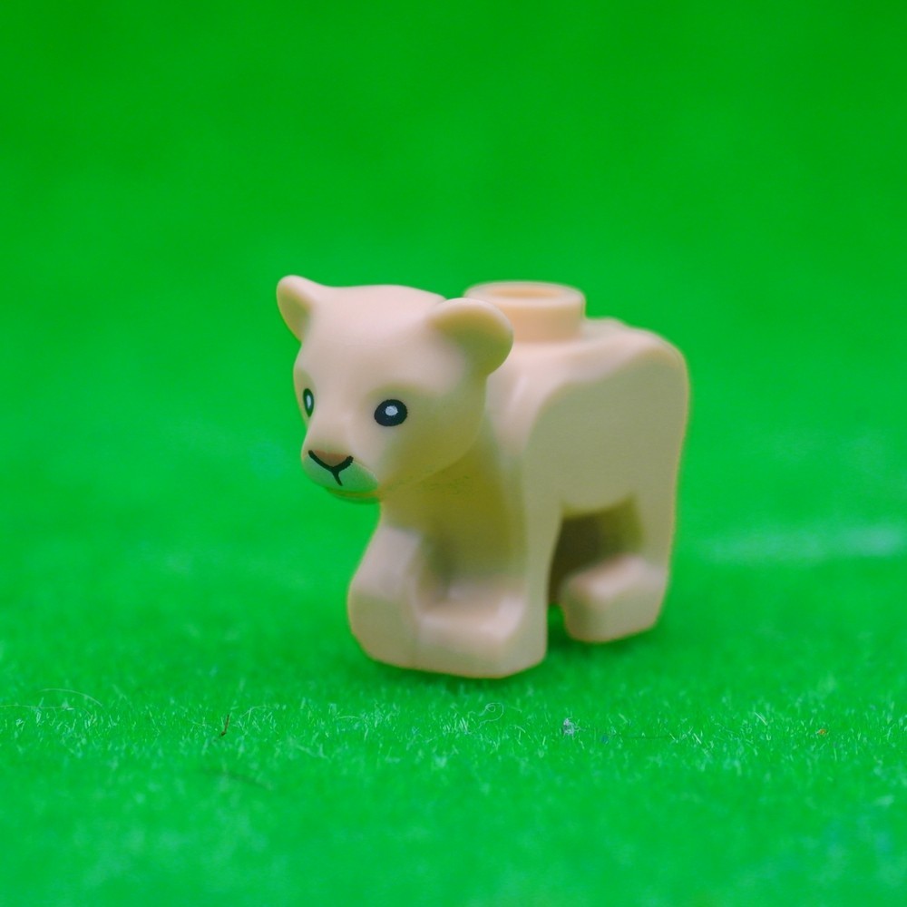( Ploybrick Minifigure ของแท้ ) Tan Baby Lion Animal สัตว์