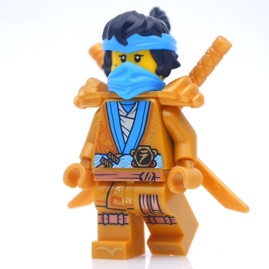 ( Ploybrick Minifigure ของแท้ ) Nya Golden Ninja 10th Anniversary (71753) Ninjago