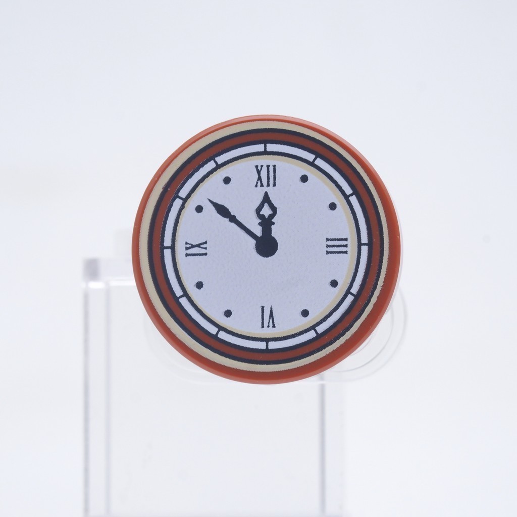 ( Ploybrick Minifigure ของแท้ ) TILE Roman Clock LEGO