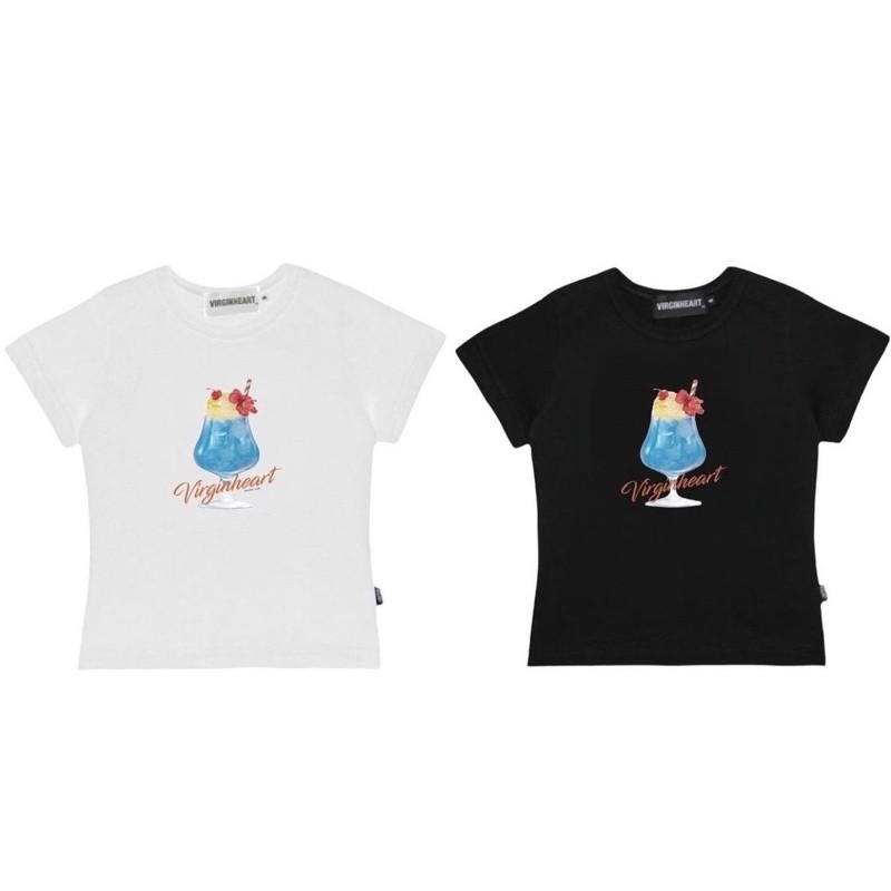 Cream soda  (blue ) tee.