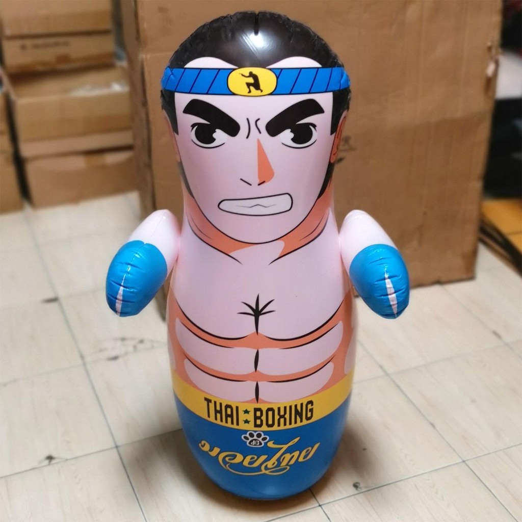 BKLTOY ตุ๊กตาล้มลุก ล้มลุกนักมวย ล้มลุกมวยไทย สูง86ซม. ฐานทราย คละแบบ BY061 - รูปที่ 7