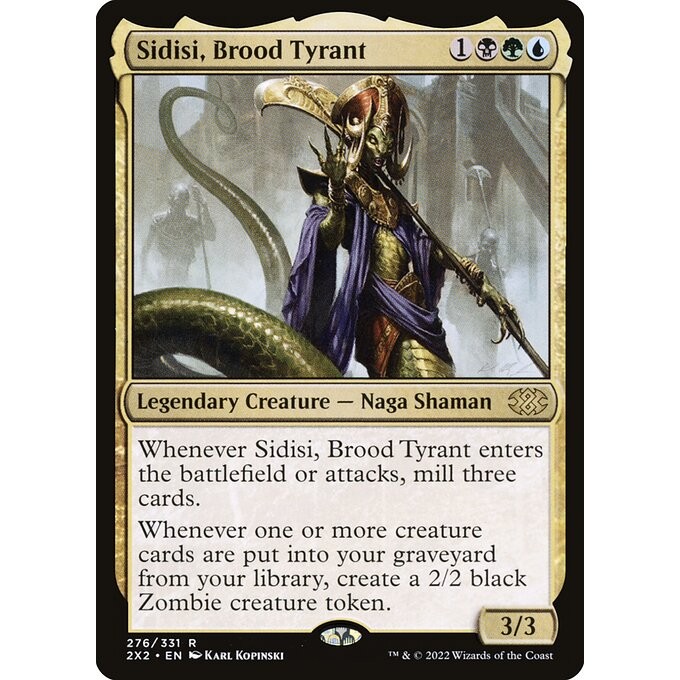 [Double Masters 2022] - [2X2] - (R) -[Sidisi, Brood Tyrant] -  [2022]