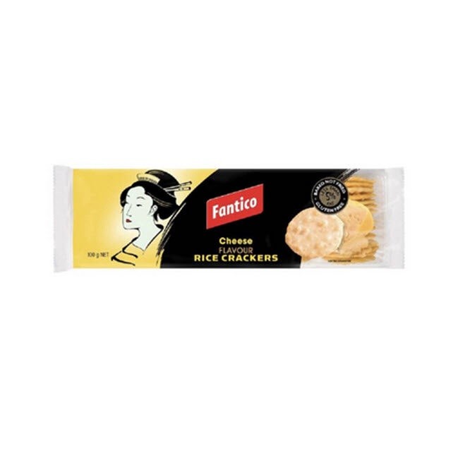 Fantastic Rice Cracker Cheese 100G ขนม ขนมกินเล่น ขนมปังกรอบ แครกเกอร์ นำเข้าจากออสเตรเลีย