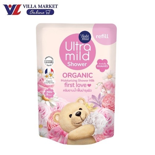 (ไม่มีโปร) Ultramild Bath Frist Love Refill 360Ml ครีมอาบน้ำบำรุงผิว