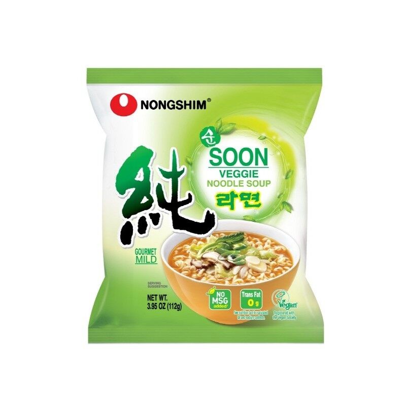Nong Shim Veggie Ramen Noodles 112G