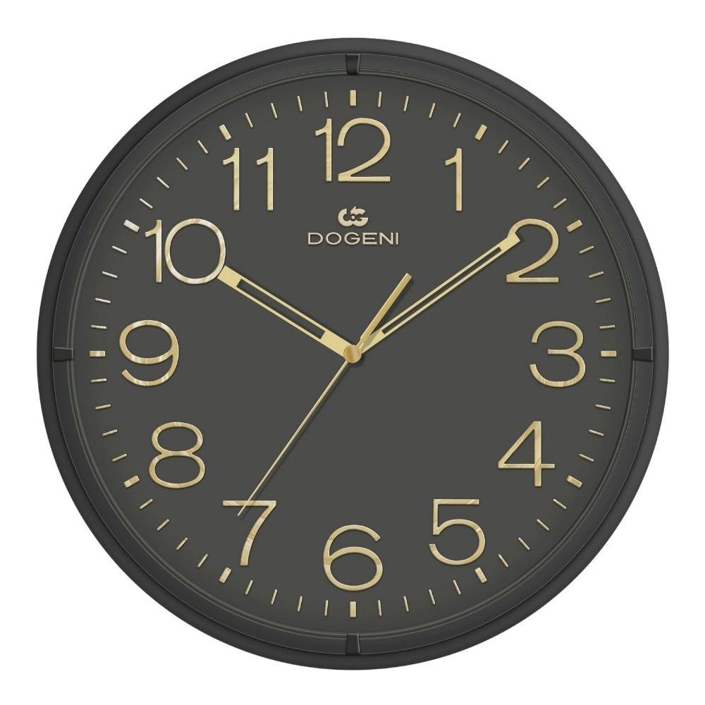 DOGENI นาฬิกาแขวน DOGENI WNP046BL 13.5 นิ้ว สีดำ ของตกแต่งบ้าน นาฬิกา WALL CLOCK DOGENI WNP046BL 13.