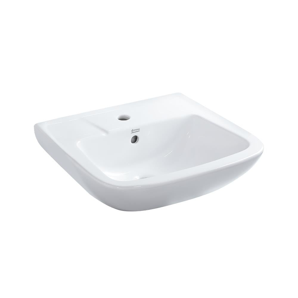 AMERICAN STANDARD อ่างล้างหน้าแขวน AMERICAN STANDARD 0948-WT-0 สีขาว อ่างล้างหน้า อ่างล้างหน้าแบบแขว