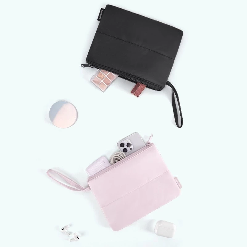 BAGSMART แบบพกพา ถุงเก็บของขนาดเล็ก การท่องเที่ยวกระเป๋าเครื่องสำอางขนาดเล็ก กระเป๋าถือขนาดเล็ก thumbnail 5