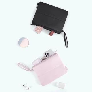 BAGSMART แบบพกพา ถุงเก็บของขนาดเล็ก การท่องเที่ยวกระเป๋าเครื่องสำอางขนาดเล็ก กระเป๋าถือขนาดเล็ก