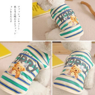 【Hipidog】เสื้อผ้าสัตว์เลี้ยง เสื้อกั๊ก แบบบาง ระบายอากาศได้ดี ลายหมีชิงช้า สําหรับสุนัข แมว