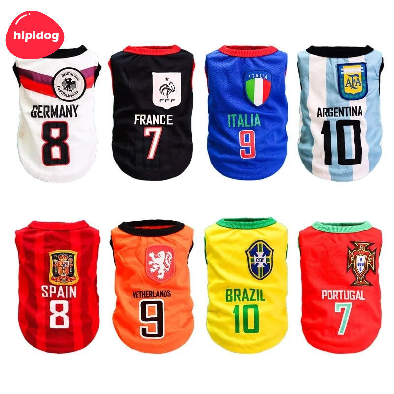 【Hipidog】เสื้อกีฬาบาสเก็ตบอลสําหรับสุนัขระบายอากาศได้ดี