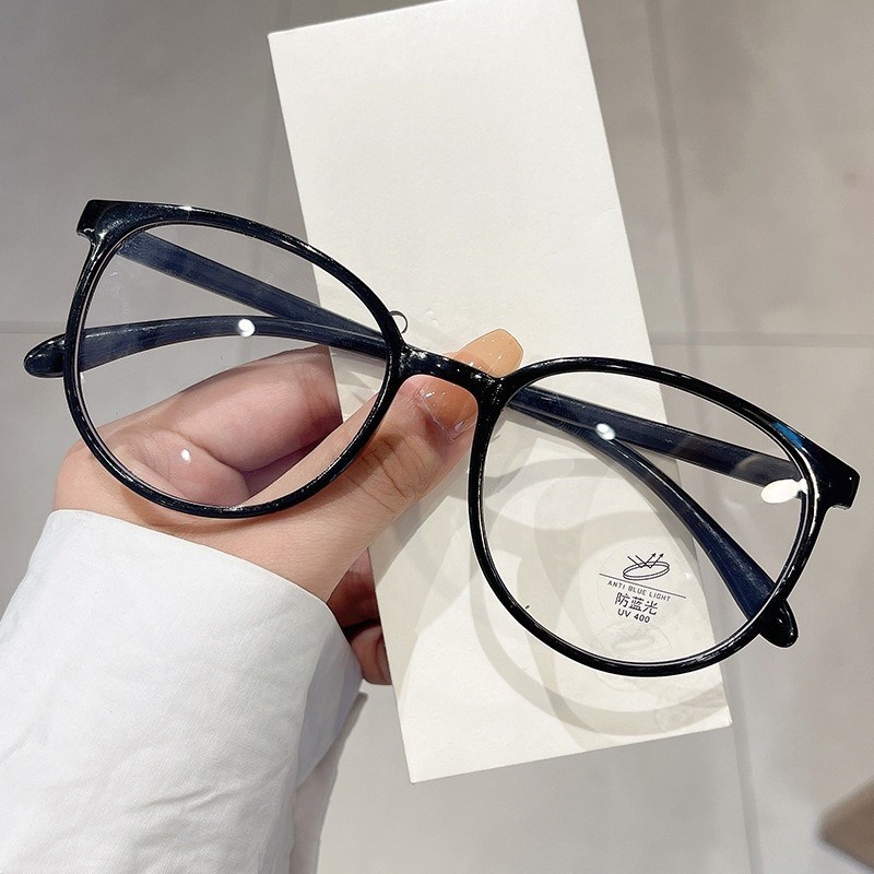 candypop Anti-blue light แว่นตา Unisex สายตาสั้นแว่นตา Retro Ultra-light กรอบสี่เหลี่ยมขนาดใหญ่