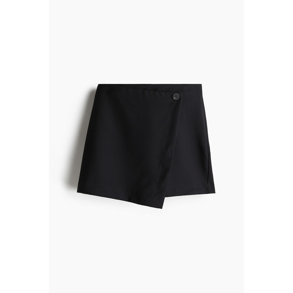 H&M(เอชแอนด์เอ็ม) กระโปรงสั้นแบบ Wrap Skort ผู้หญิง 1264050_1