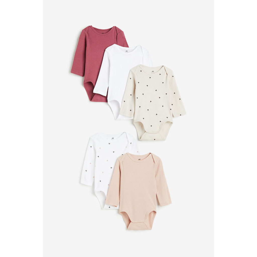 H&M Boy 5-pack long-sleeved bodysuits 0880118_4