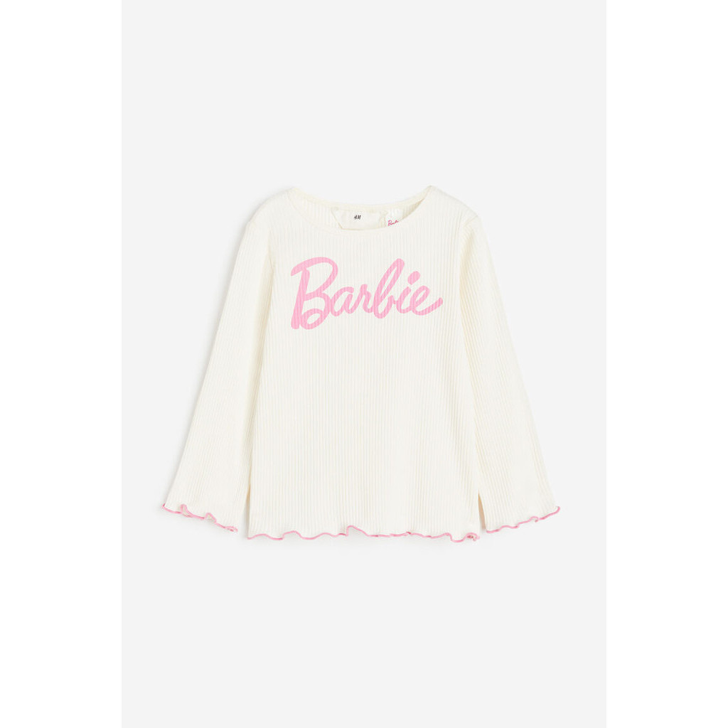 H&M Girl Long-sleeved printed top 1208759_1