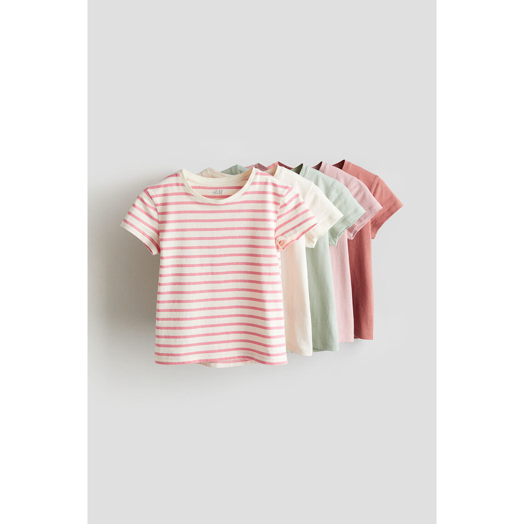 H&M  Girl 5-pack cotton T-shirts 1022628_5