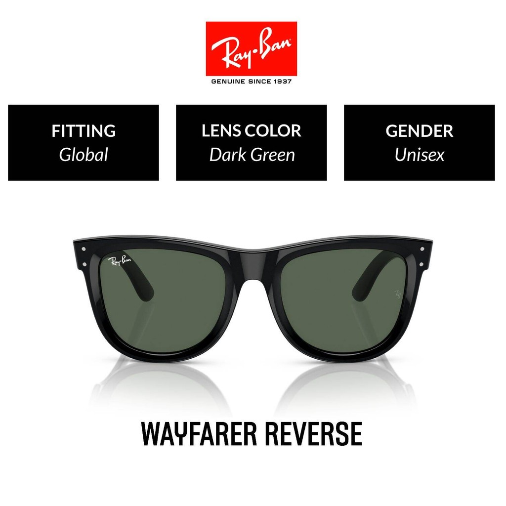 RAY-BAN WAYFARER REVERSE - RBR0502S 6677VR - Sunglasess แว่นกันแดด