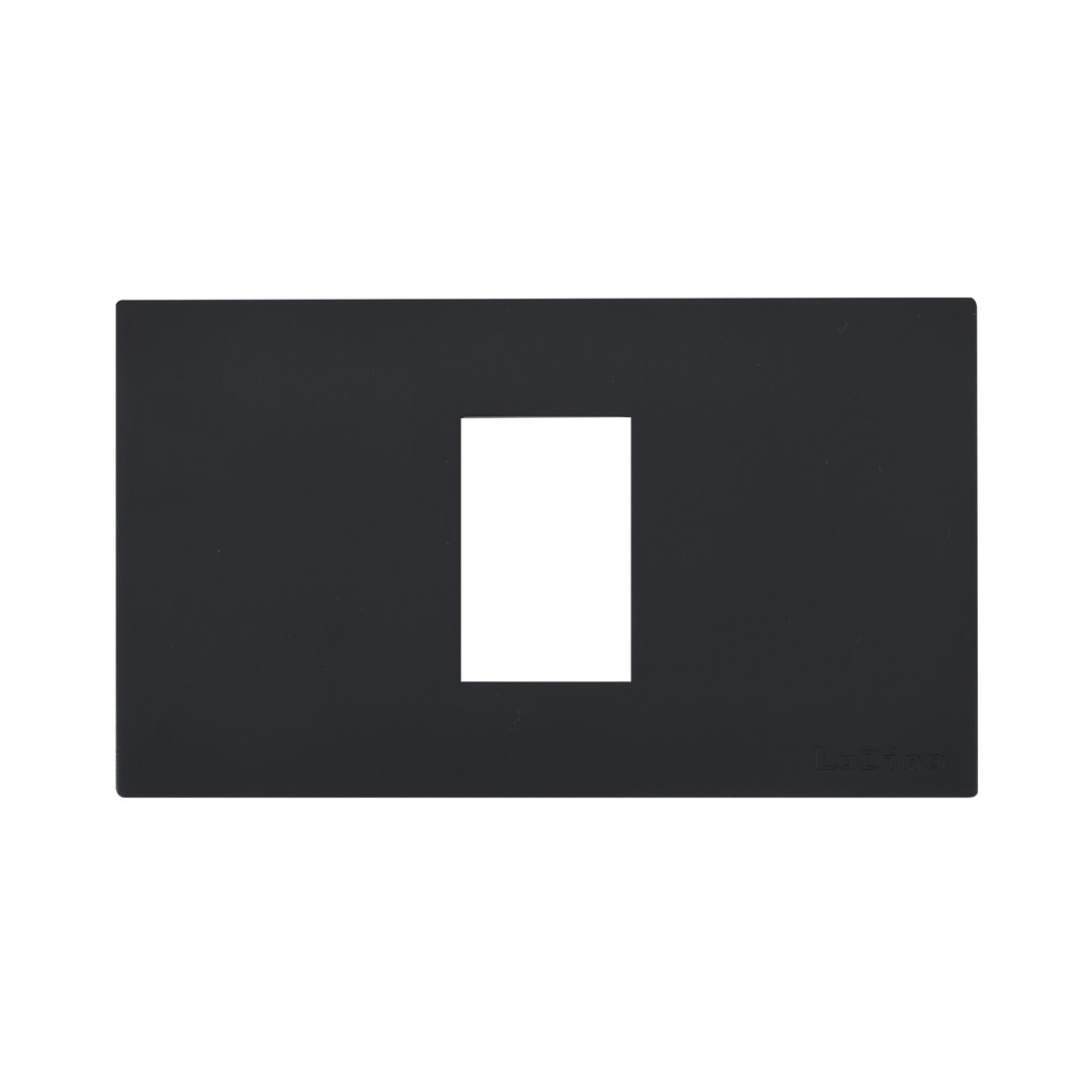 ฝาหน้ากาก 1 ช่อง LUZINO รุ่น ML-1201 สีดำ